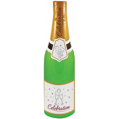Opblaasbare champagne fles - geslaagd - 73 cm - feestdecoratie - afgestudeerd decoratie