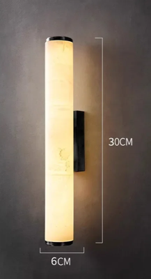 Auralis Lux - Minimalistische Wandlamp van Koper & Marmer