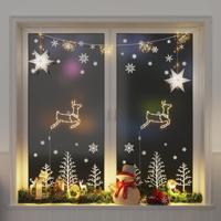 VidaXL Kerstverlichting rendier silhouet 2 st 35 led&apos;s warm wit