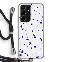 Terrazzo N°5: Samsung Galaxy S21 Ultra Transparant Hoesje met koord