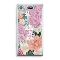 Kindness matters: Sony Xperia XZ1 Compact Transparant Hoesje