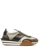 TOM FORD baskets James en daim - Vert