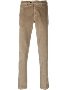 Canali pantalon chino à coupe droite - Marron