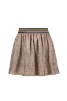 Like Flo Meisjes rok metallic print - Holly - Oud roze