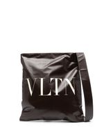 Valentino Garavani sac porté épaule à logo imprimé - Marron
