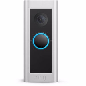 Ring Video Doorbell Pro 2 Hardwired Nikkel, Gesatineerd staal