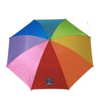 Atosa Design parasol - Multi kleuren - D140 x H200 cm - zomer/strand - 8 vlakken - thumbnail