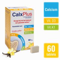 CalxPlus Vanillesmaak 60 Kauwtabletten - thumbnail