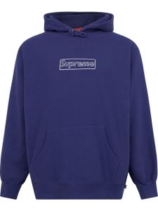 Supreme x Kaws hoodie à logo - Bleu