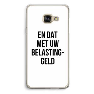 Belastinggeld: Samsung A3 (2017) Transparant Hoesje