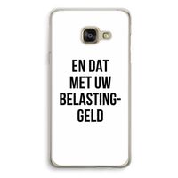Belastinggeld: Samsung A3 (2017) Transparant Hoesje