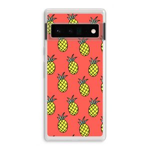Ananas: Google Pixel 6 Pro Transparant Hoesje