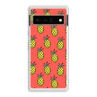 Ananas: Google Pixel 6 Pro Transparant Hoesje