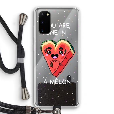One In A Melon: Samsung Galaxy S20 Transparant Hoesje met koord