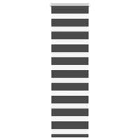 VidaXL Zebra rolgordijn 40x150 cm stofbreedte 35,9 cm zwart