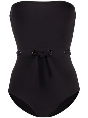 ERES maillot de bain bustier à lien de resserrage - Marron