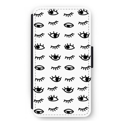Eye pattern #2: iPhone 12 mini Flip Hoesje
