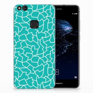 Huawei P10 Lite Hoesje maken Cracks Blue