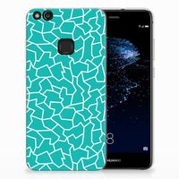 Huawei P10 Lite Hoesje maken Cracks Blue