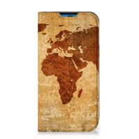 iPhone 14 Pro Book Cover Wereldkaart