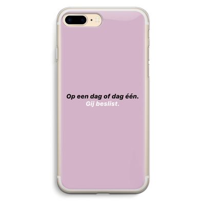 gij beslist: iPhone 7 Plus Transparant Hoesje