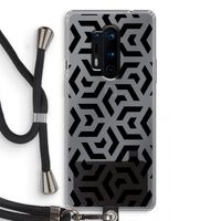 Crazy pattern: OnePlus 8 Pro Transparant Hoesje met koord