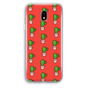 Mini cactus: Samsung Galaxy J3 (2017) Transparant Hoesje