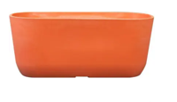 Planter Palermo koraal D36x16 H15 - Ts Planter Palermo koraal D36x16 H15 - Ts