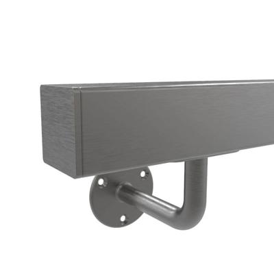 Vierkante trapleuning RVS 40x40 mm - per meter Vierkante trapleuning RVS 40x40 mm - per meter