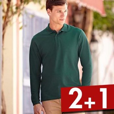 Fruit of the Loom Premium Long Sleeve Polo