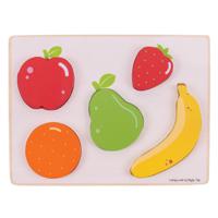 Bigjigs Houten Puzzel Fruit, 5dlg.