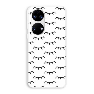 Wimpers: Huawei P50 Transparant Hoesje