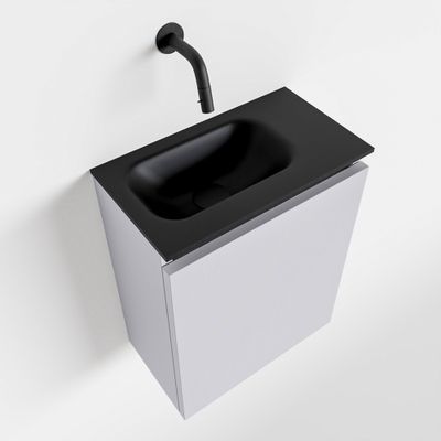 Toiletmeubel Mondiaz Ture | 40 cm | Meubelkleur Cale | Eden wastafel Urban Links | Zonder kraangat
