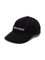 Palm Angels Kids embroidered-logo cotton cap - Noir - thumbnail