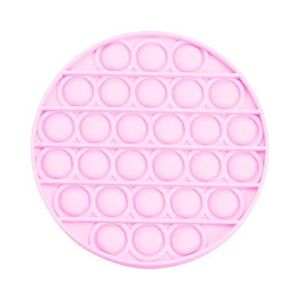 Transparant - Pop It Fidget Toy - Bekend van TikTok - Rond - Licht Roze