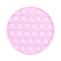 Transparant - Pop It Fidget Toy - Bekend van TikTok - Rond - Licht Roze - thumbnail