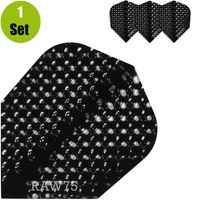 Raw75 Dimplex Dartflights - Zwart