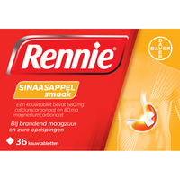 Rennie Sinaasappel kauwtabletten bij brandend maagzuur - thumbnail