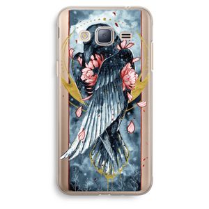 Golden Raven: Samsung Galaxy J3 (2016) Transparant Hoesje
