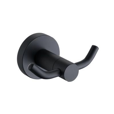 Handdoekhaak Best Design Platto Dubbele Haak Mat Zwart