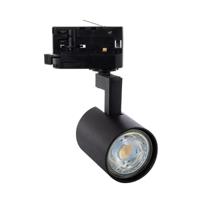 Three Circuit spot zwart metaal Armatuur 3-fase Track voor GU10 lamp