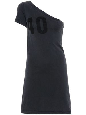 Courrèges robe courte Tuba - Gris