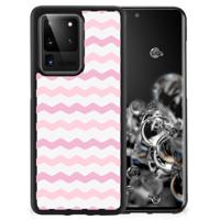 Samsung Galaxy S20 Ultra Bumper Case Waves Roze