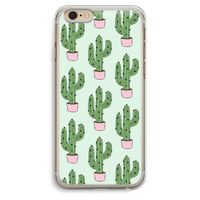 Cactus Lover: iPhone 6 Plus / 6S Plus Transparant Hoesje