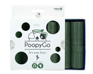 PoopyGo Eco friendly 120 st. (8x15 zakjes) lavendelgeur hond