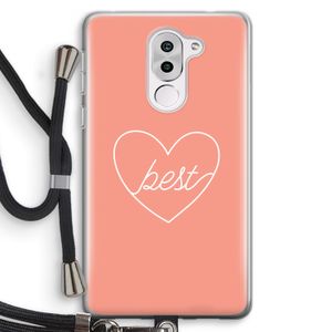 Best heart: Honor 6X Transparant Hoesje met koord