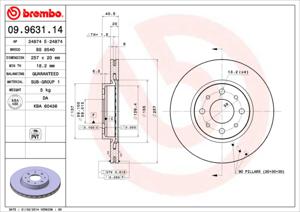 Brembo Remschijven 09.9631.14