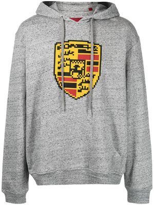 Mostly Heard Rarely Seen 8-Bit hoodie à imprimé Turbo - Gris