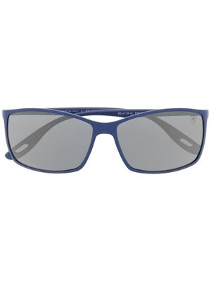 Ray-Ban lunettes de soleil à monture carrée - Bleu