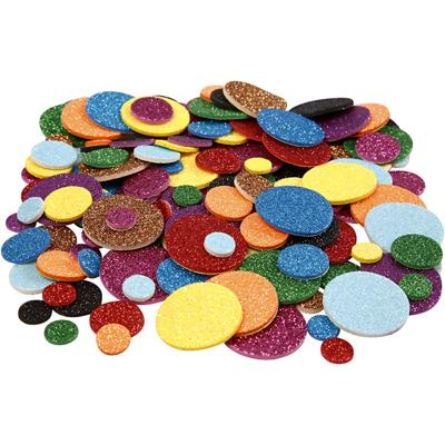Creativ Company Foam cirkels, d 12+20+32 mm, 1000 stuk/ 1 doos